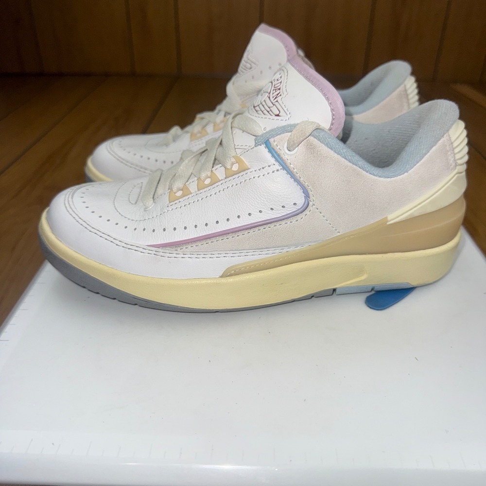 Jordan 2 Retro Low Craft Atmosphere‎ White Pink DX4401-146 Womens 6.5